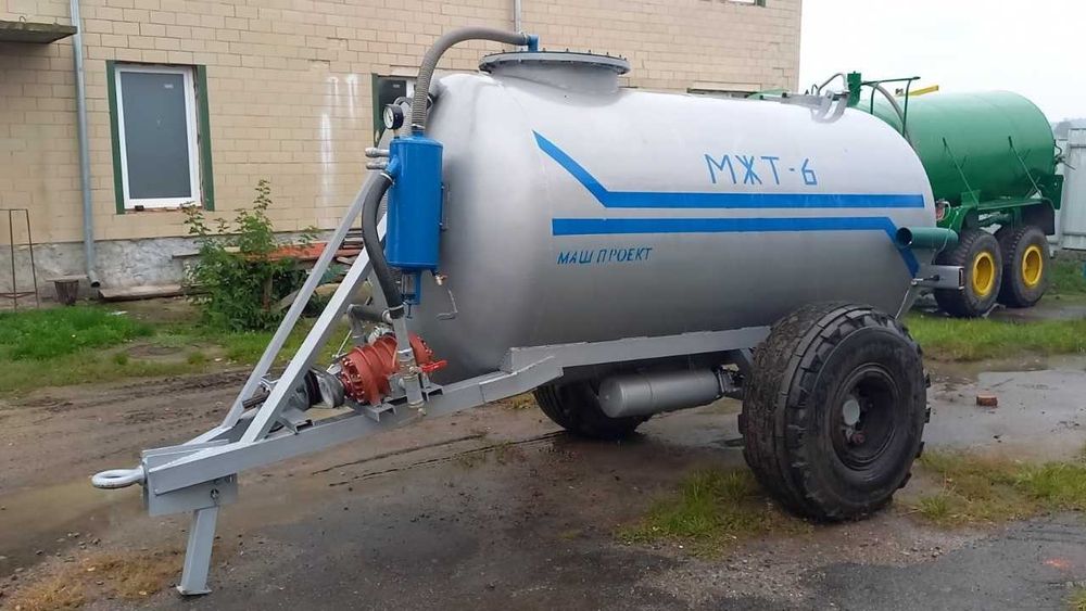 В наявності! Бочка МЖТ-6 (6 м3) для води з помпою або для гноївки