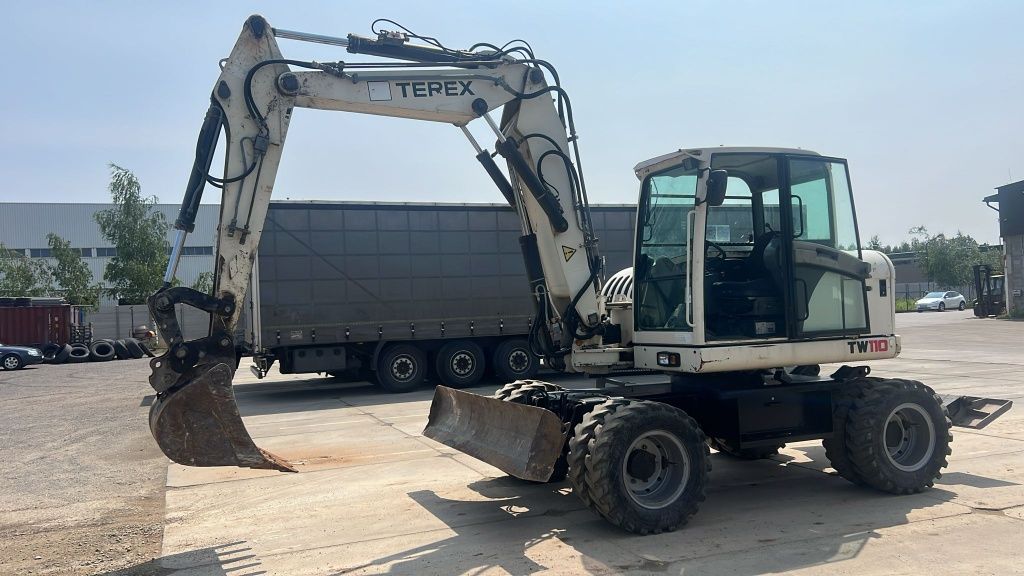 Koparka kołowa Terex tw 110/pług podpory /mtg 9500/ramie 3×Łamane