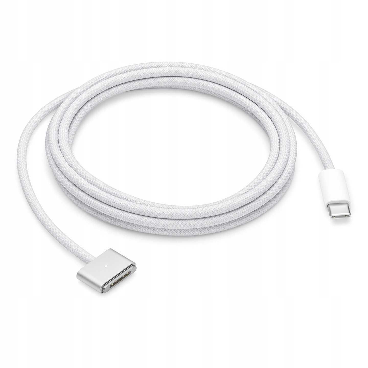 KABEL PRZEWÓD Przewody Kable Apple MacBook USB-C MagSafe 3 Silver 2m