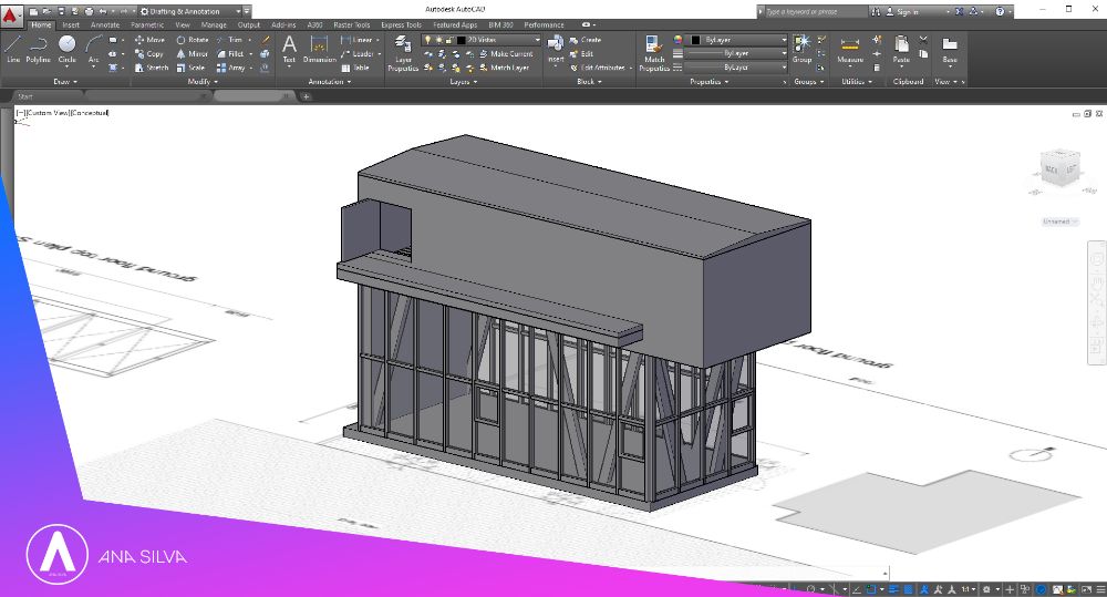 Elaboração de projetos em Autocad 2D e 3D