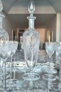 Cristal Saint Louis : 12 calices / copos e 1 licoreiro/decanter