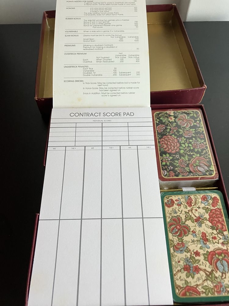 Cartas bridge set Caspari