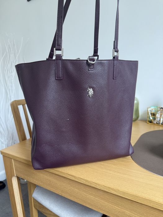 U.S. Polo Assn. New malibu  - Tote bag shopper fioletowa plum