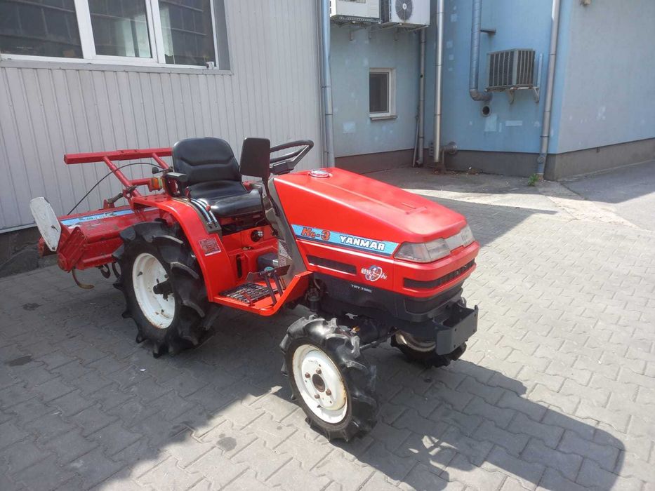 Japoński traktorek Yanmar KE 3 z glebogryzarką 4x4 13 km