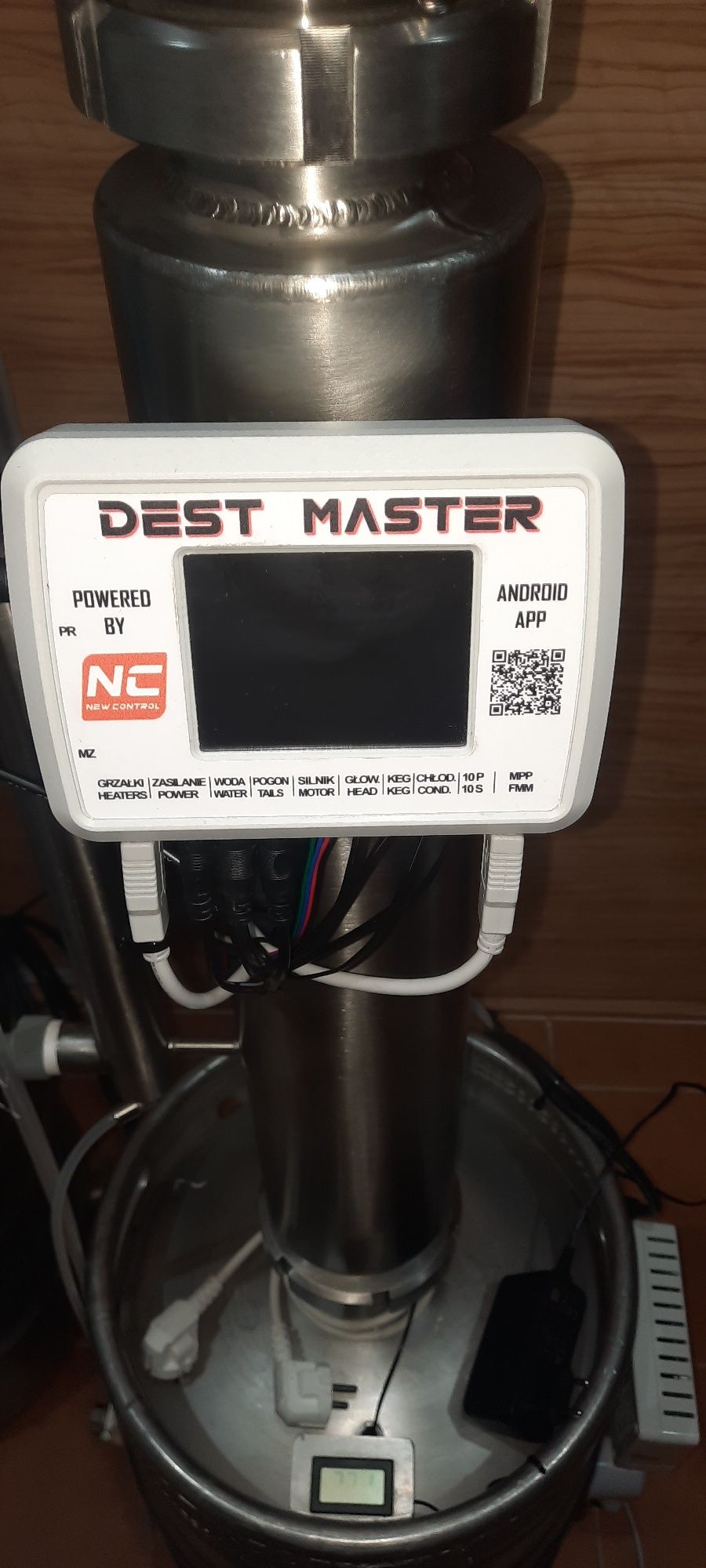 Destylator 96% Pełen automat..keg 50l