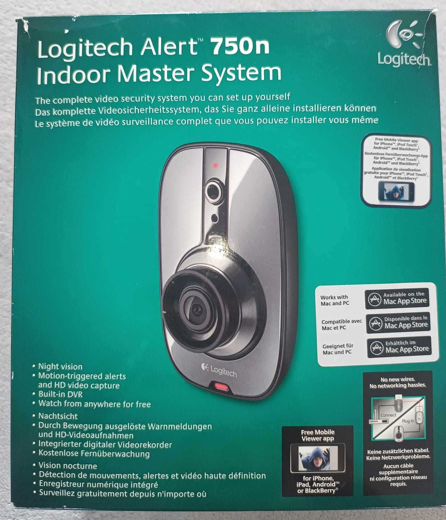 Kamera Logitech Alert 750n Indoor Master System wewnętrzna NOWA