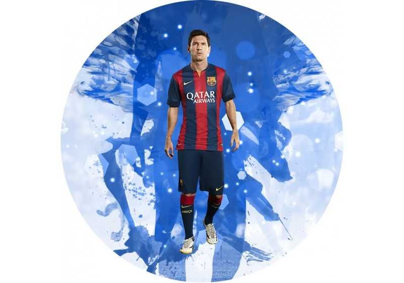 opłatek na tort lionel leo messi 20cm