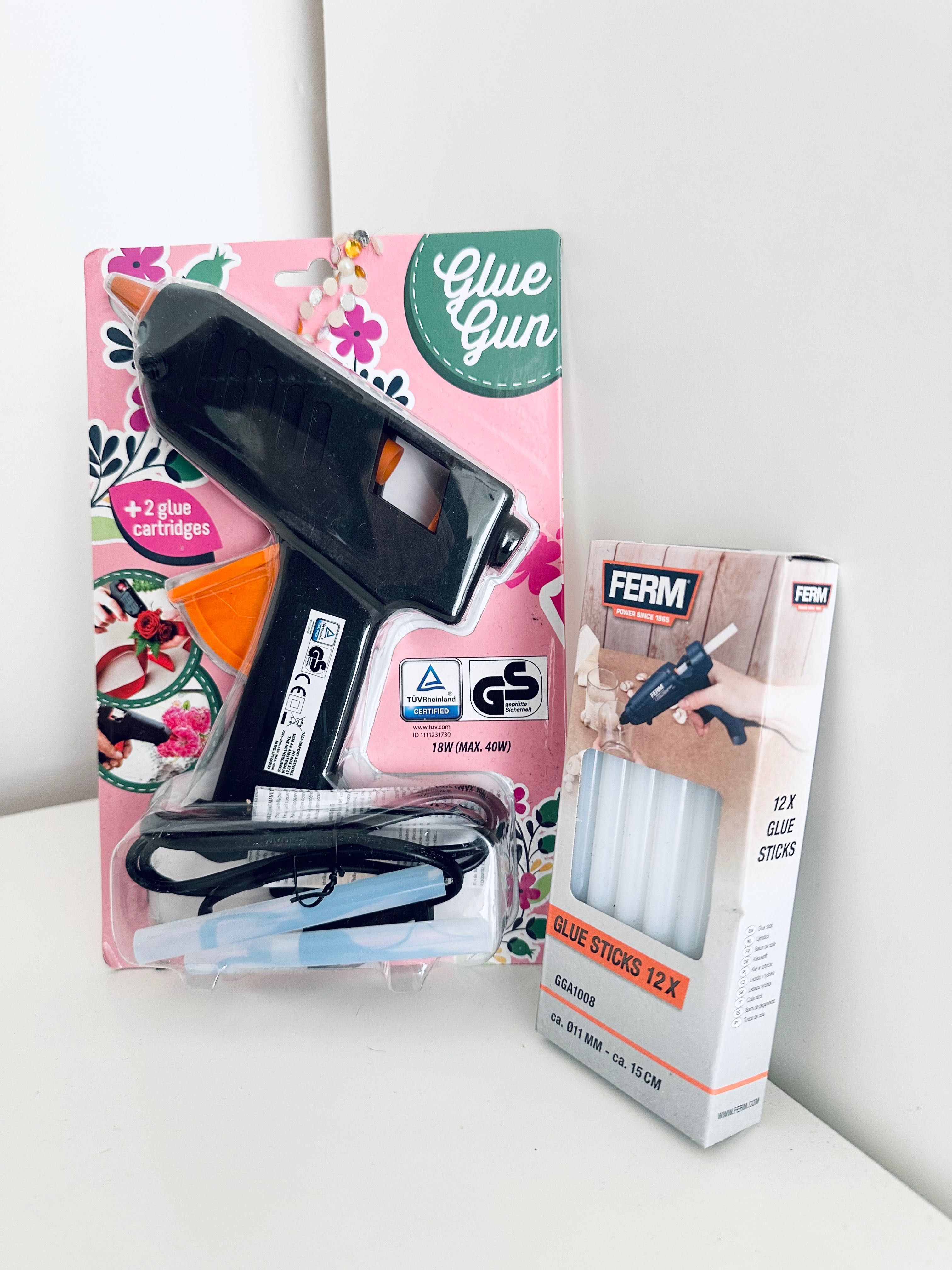 Pistolet na klej na gorąco hot glue klejowy + zapas