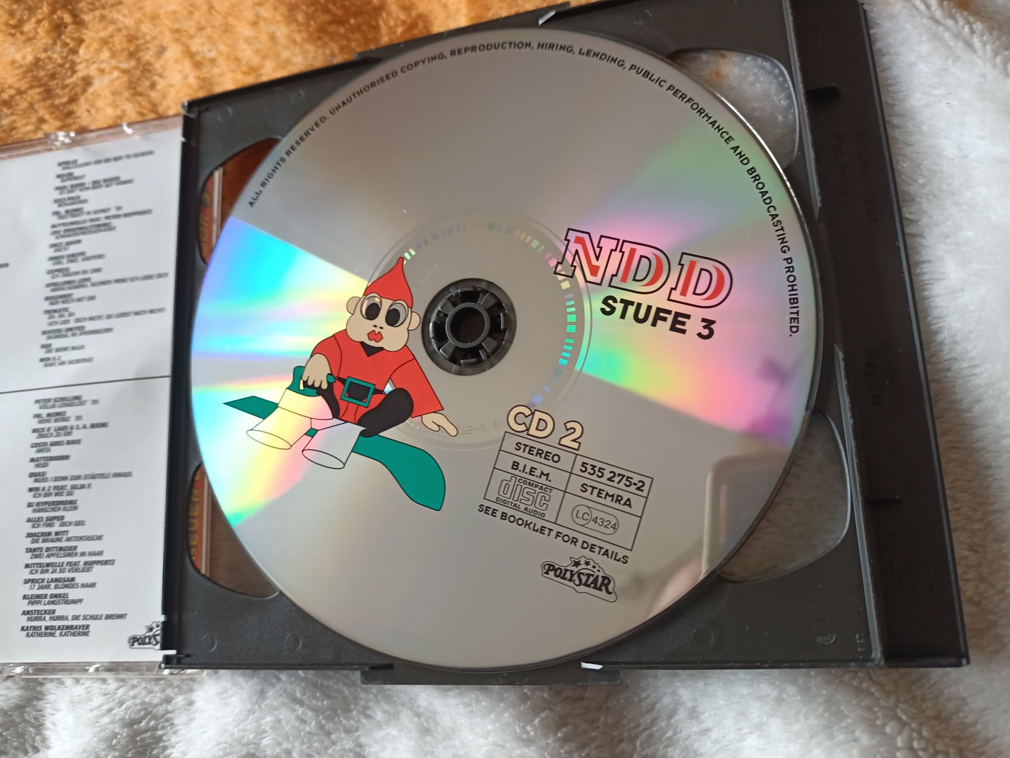 Various - NDD - Neuer Deutscher Dancefloor Stufe 3 (2xCD, Comp)(vg+)
