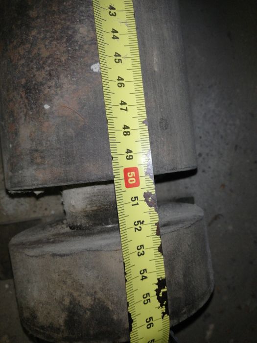 Wał do heblarki grubościówki wyrówniarki dwunożowy 50 cm