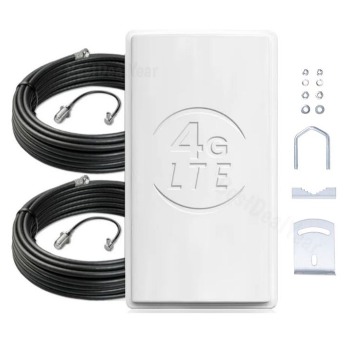 Комплект панельна антена 2 по 19.5 дБі MIMO 2G/3G/4G  До 70км