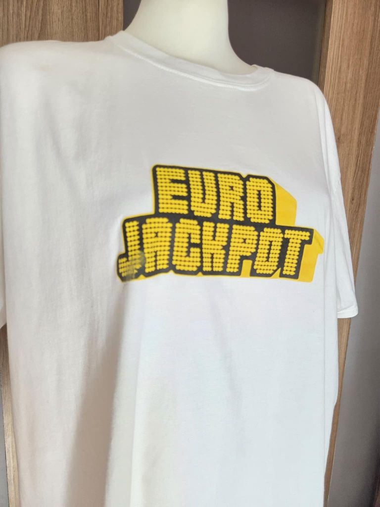 Hit nowy męski plus size t shirt bawełna cotton naturalna lato 4 xl 5
