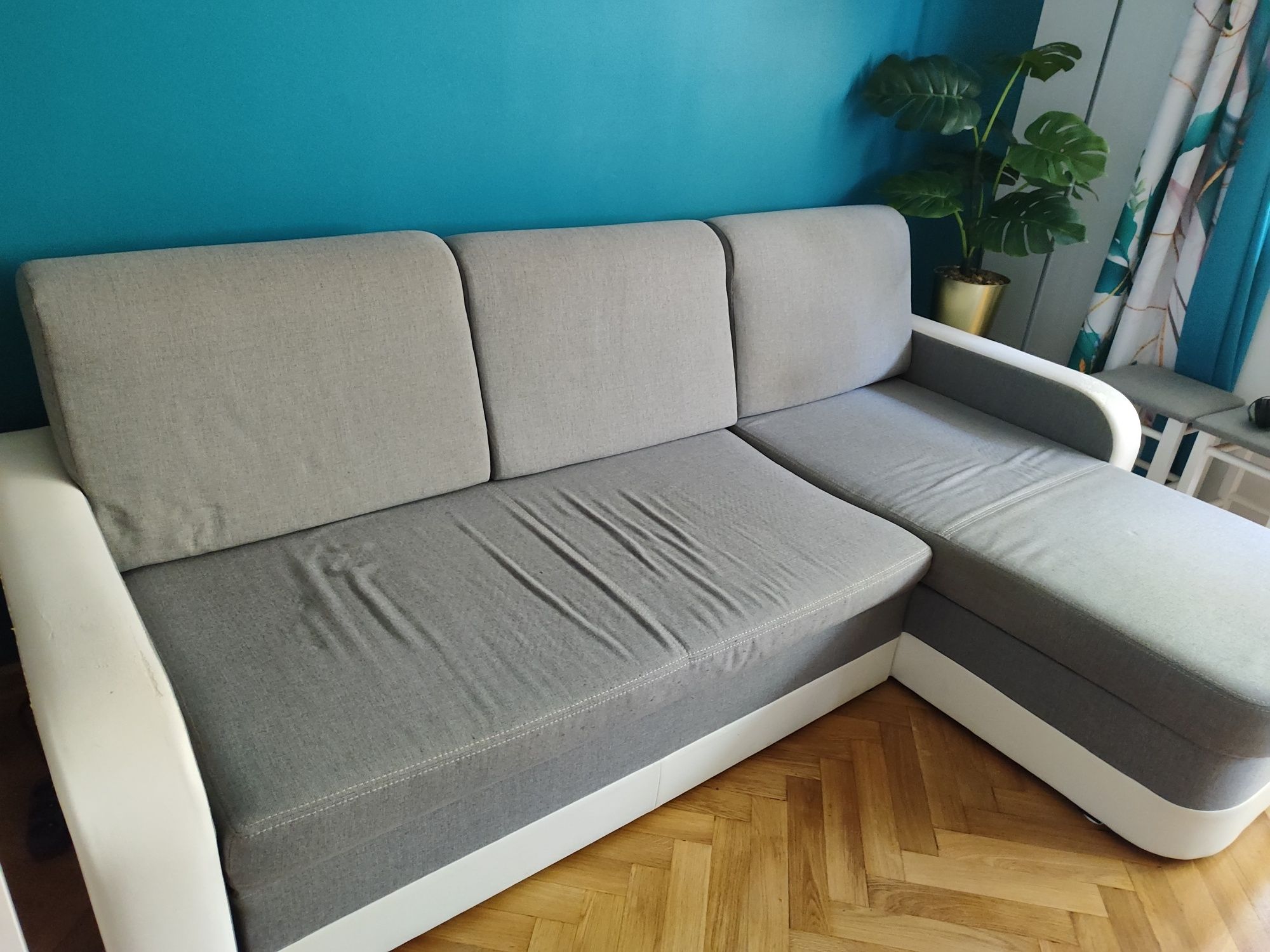 Kanapa narożnik rogówka z funkcją spania