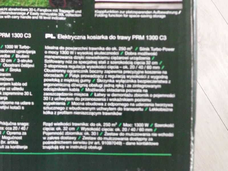 Kosiarka elektryczna Parkside PRM 1300 C3