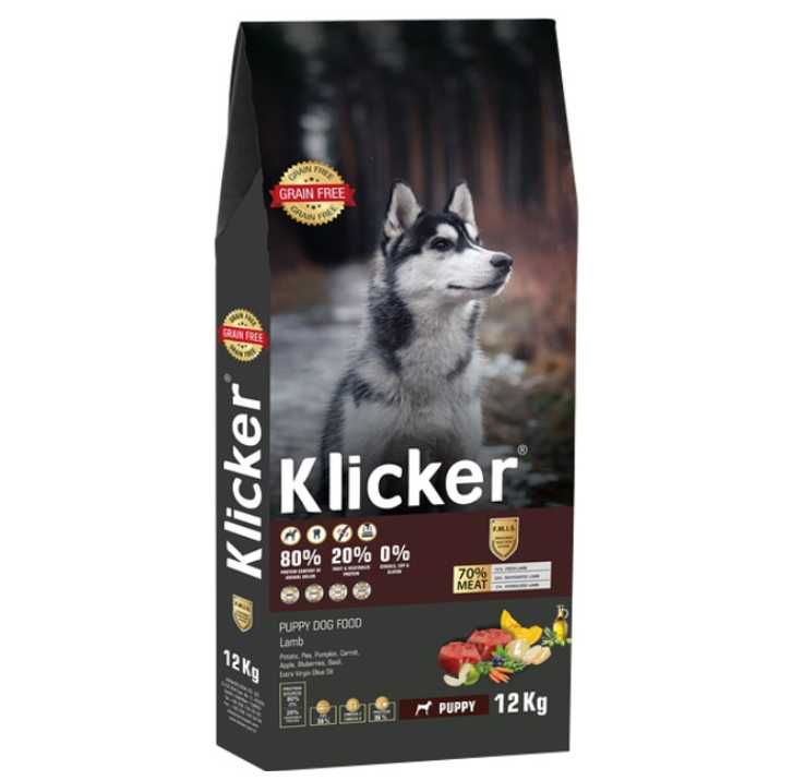 Беззерновий корм Холістик Klicker для цуценят з ягням 12 кг