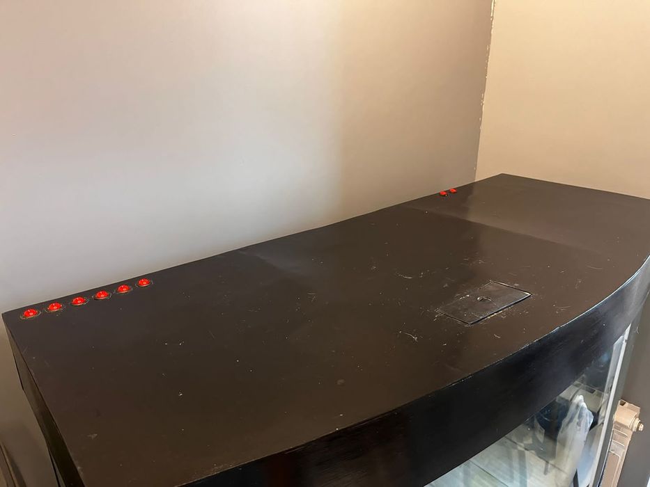 Панорамный акваріум 300 л.