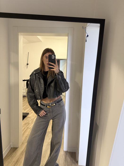 Куртка кожанка Zara