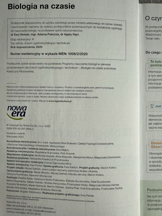 Biologia na czasie 2 podrecznik + ćwiczenia