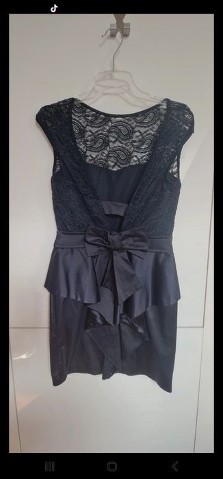 Sukienka r. S ciemny granat