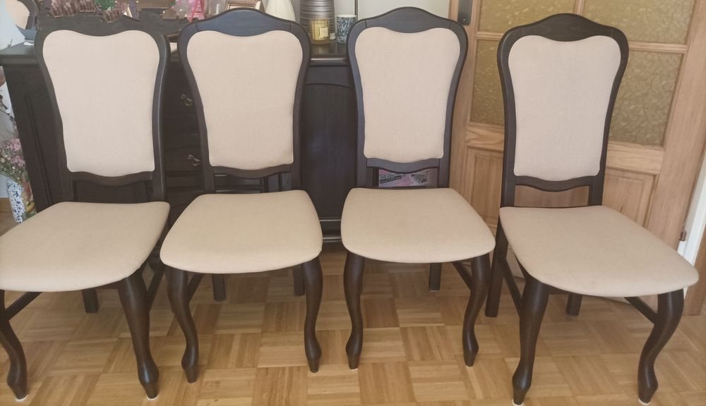 Krzesła drewniane venge