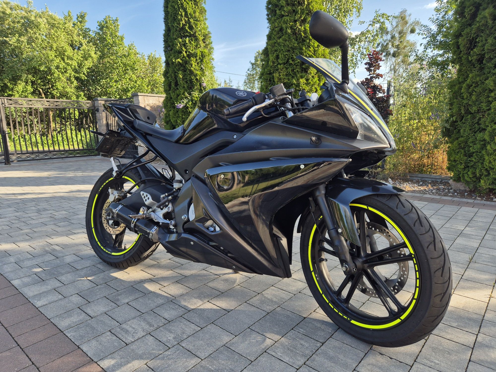 Yamaha r125 obniżone zawieszenie