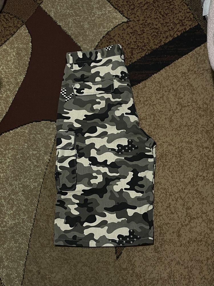 baggy shorts jorts camo камуфляжні шорти широкі