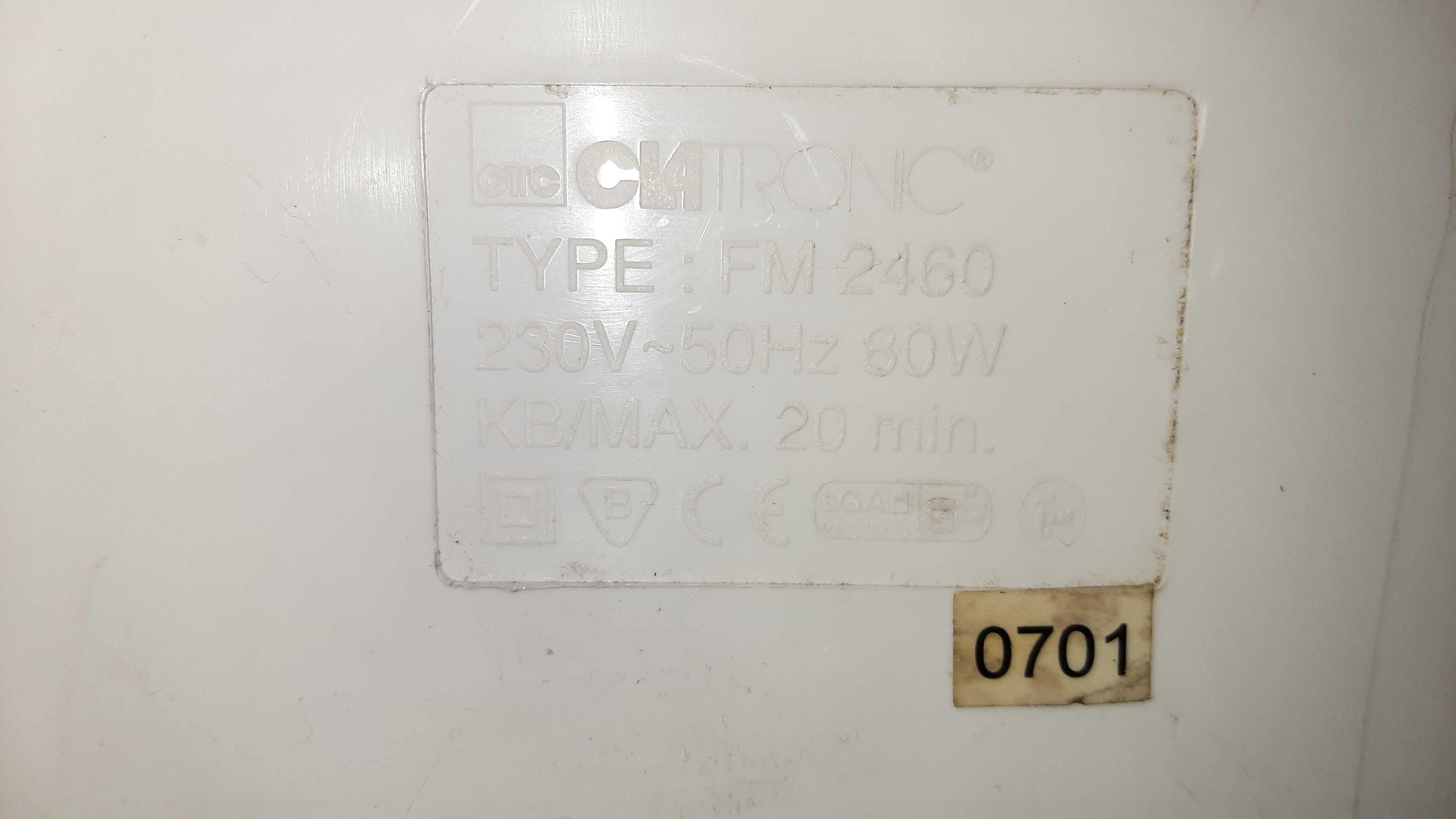 Hydromasażer Masażer funkcyjny zdrowotny do stóp Clatronic FM 2460