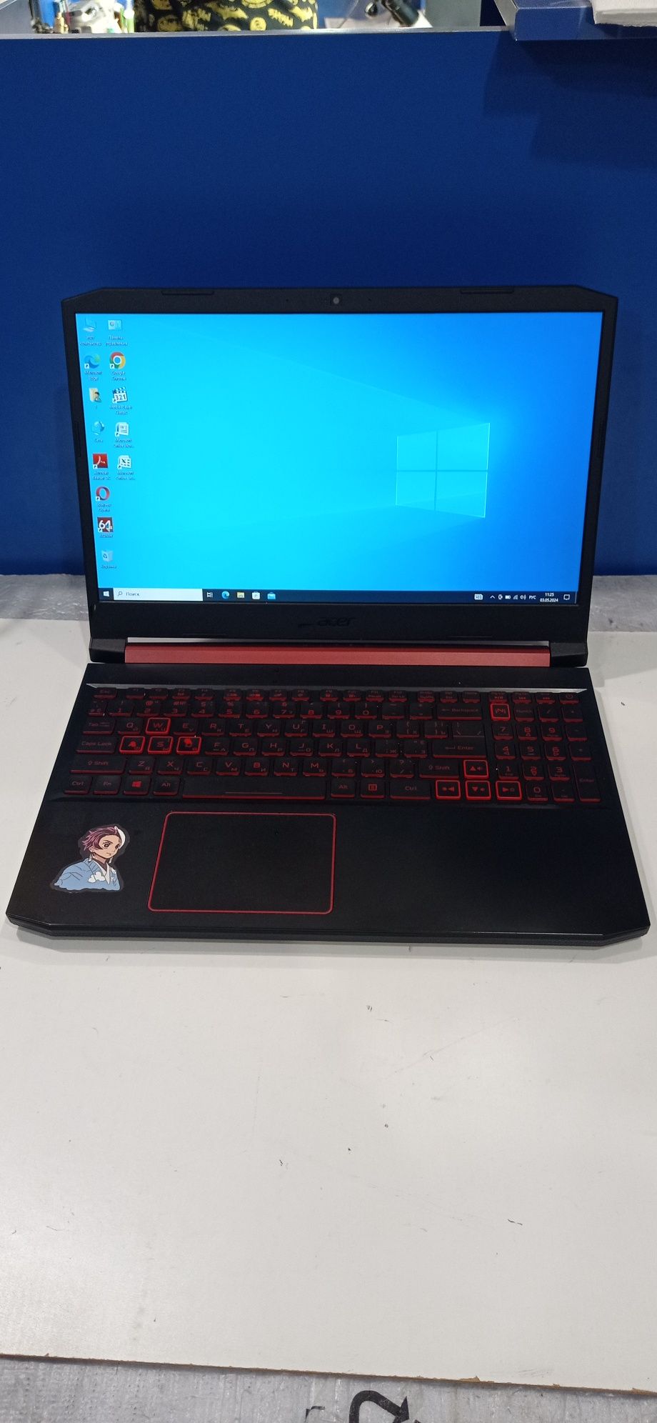 Ноутбук Acer NITRO 5  AN515-54-( i5 9300H/16Gb/1650 (4Gb)/m.2 256+2Tb