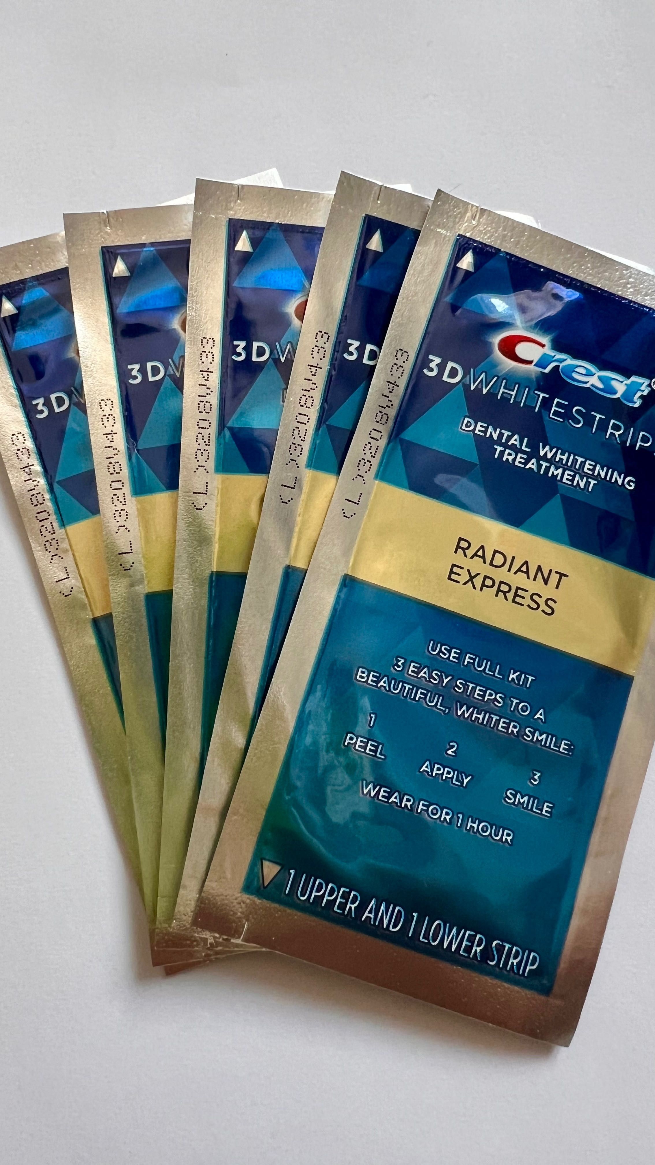 Paski wybielające Crest 18 Levels Radiant express