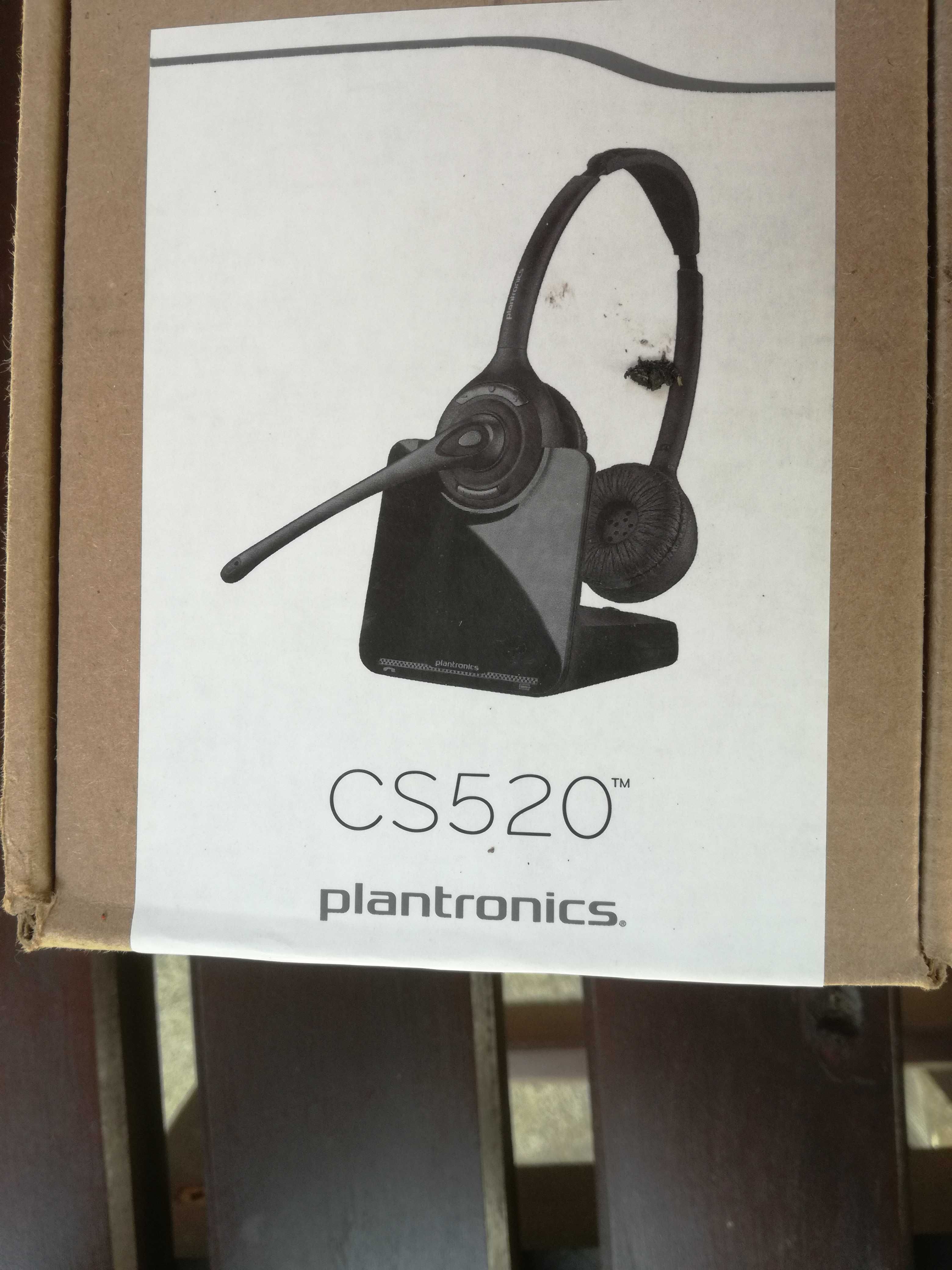 słuchawkowy do telefonu stacjonarnego Plantronics CS 520 bezprzewodowe