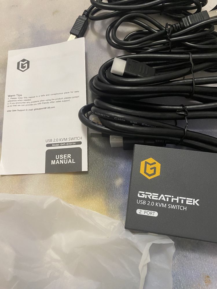 Przelacznik Greathtek USB 2.0KVM SWITCH