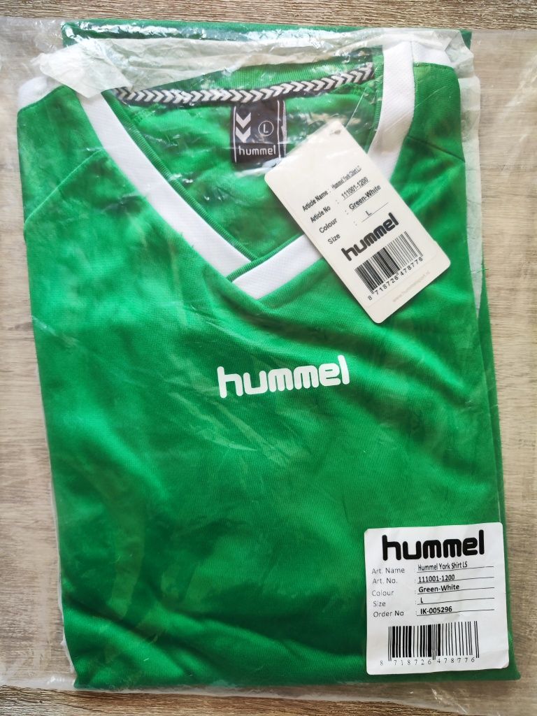 Koszulka sportowa z długim rękawem Hummel, rozmiar L, nowa z metką. Wy