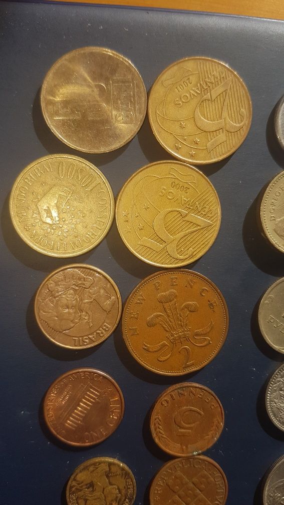 Moedas antigas diversas