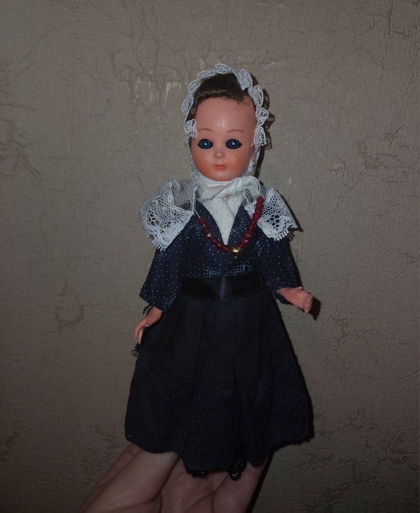 Винтажная коллекционная голубоглазая кукла ,раритет 50-60 год