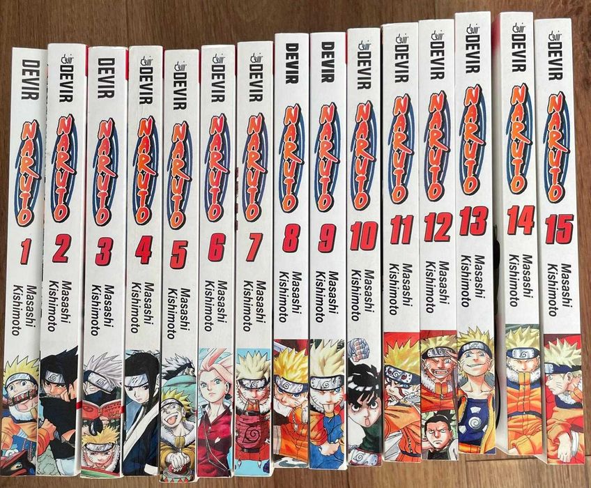 Livros Naruto - Volumes 1 a 15