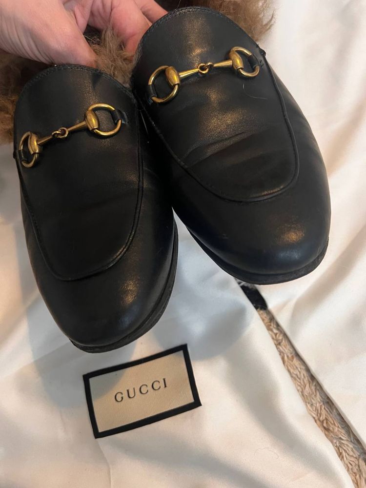 Шкіряні лофери Gucci