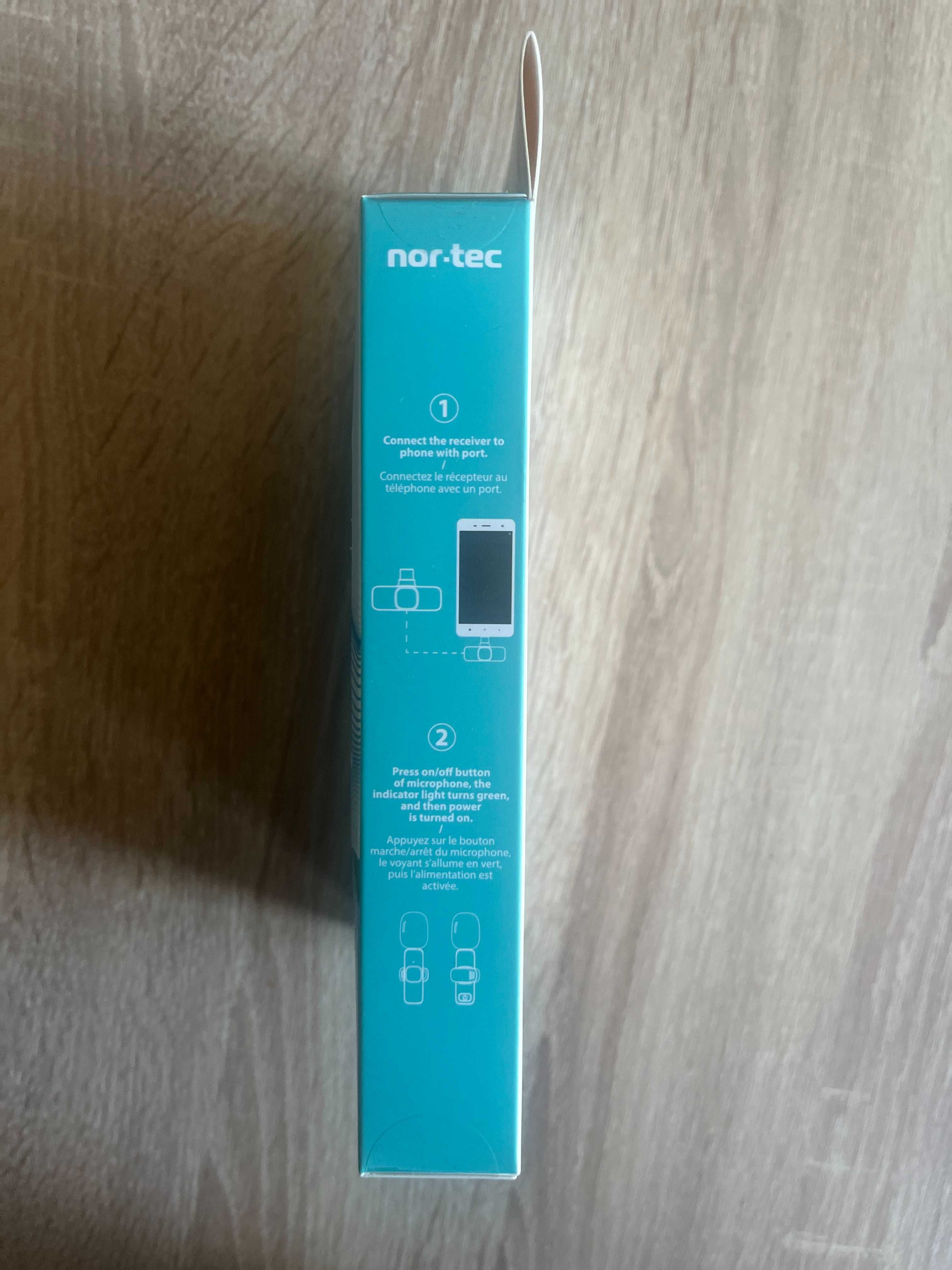Mikrofon Kieszonkowy do telefonu Bezprzewodowy USB C NOWY 2 sztuki