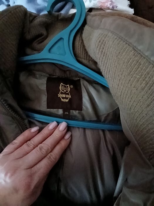 Пальто зимове з хутром песця