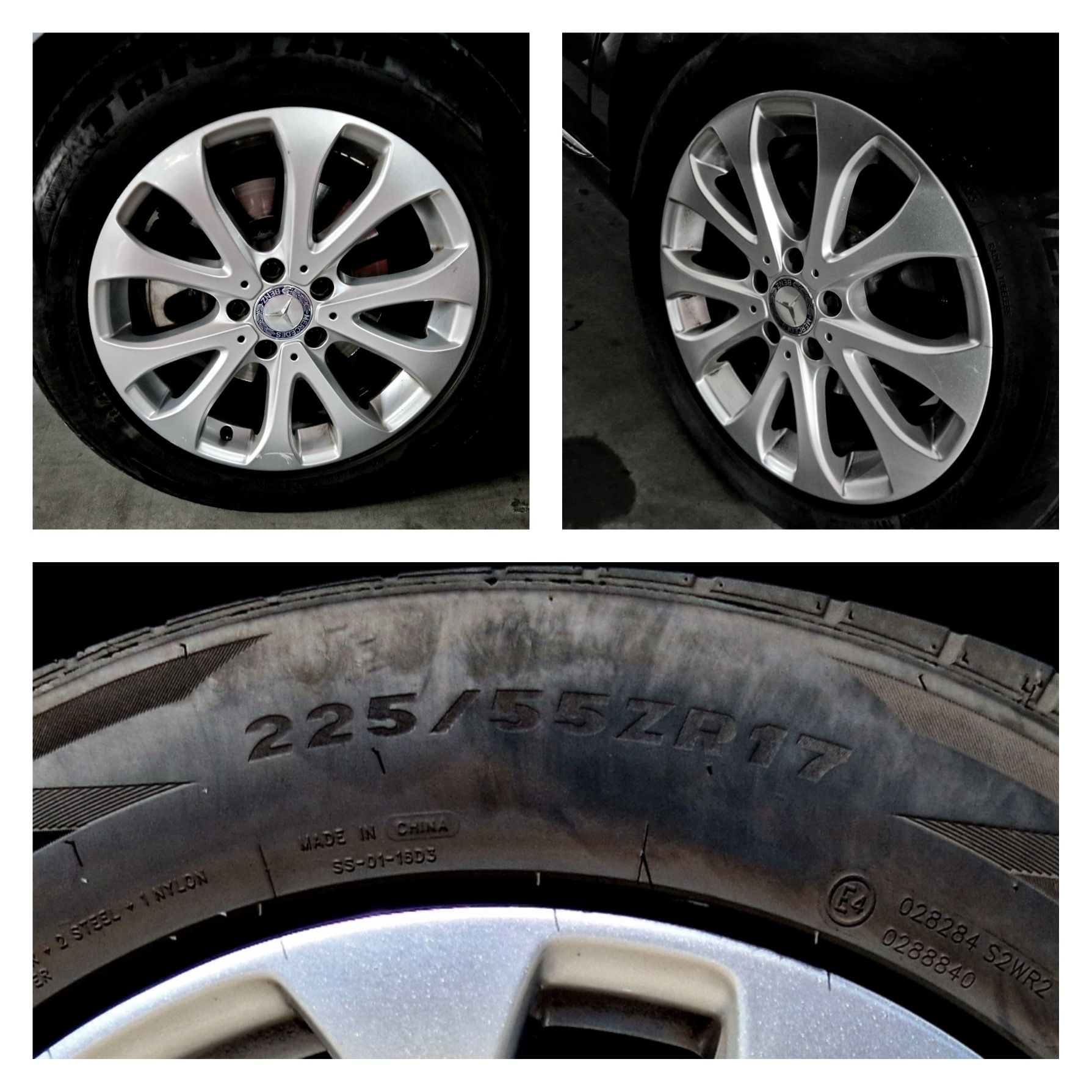 Jantes original 17 Mercedes com pneus s/novos