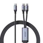 Kabel 2 w 1 Joyroom speedy series Sa21-1t2 Usb-c - Usb-c / Usb-c 1.5m