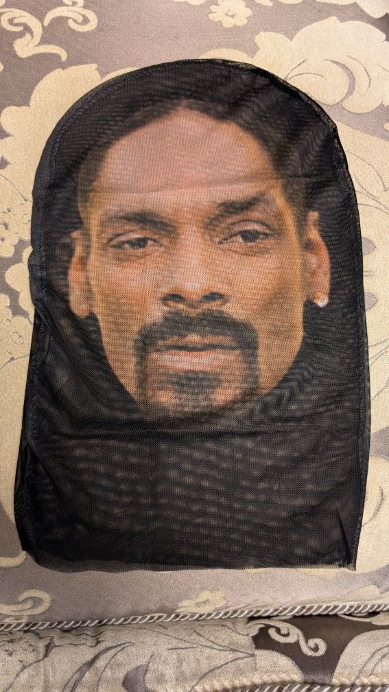 Snoop Dogg 3D маска на голову балаклава снуп догг ганстер музыкант