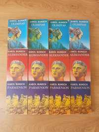 Bunsch, zestaw 16 książek: Aleksander x4 Parmenion x4 Olimpias x4