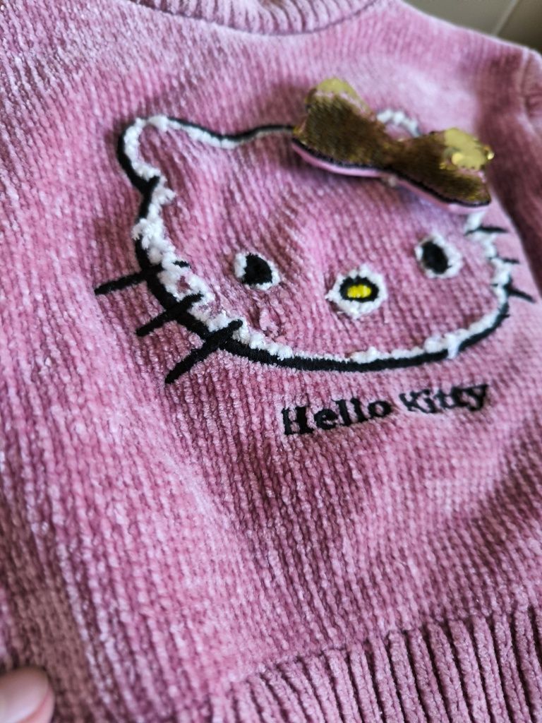 Новий в'язаний светр Hello kitty кофта светрик кофточка