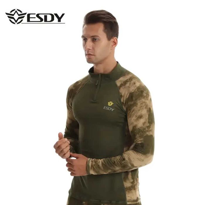 Новая мужская футболка с длинным рукавом