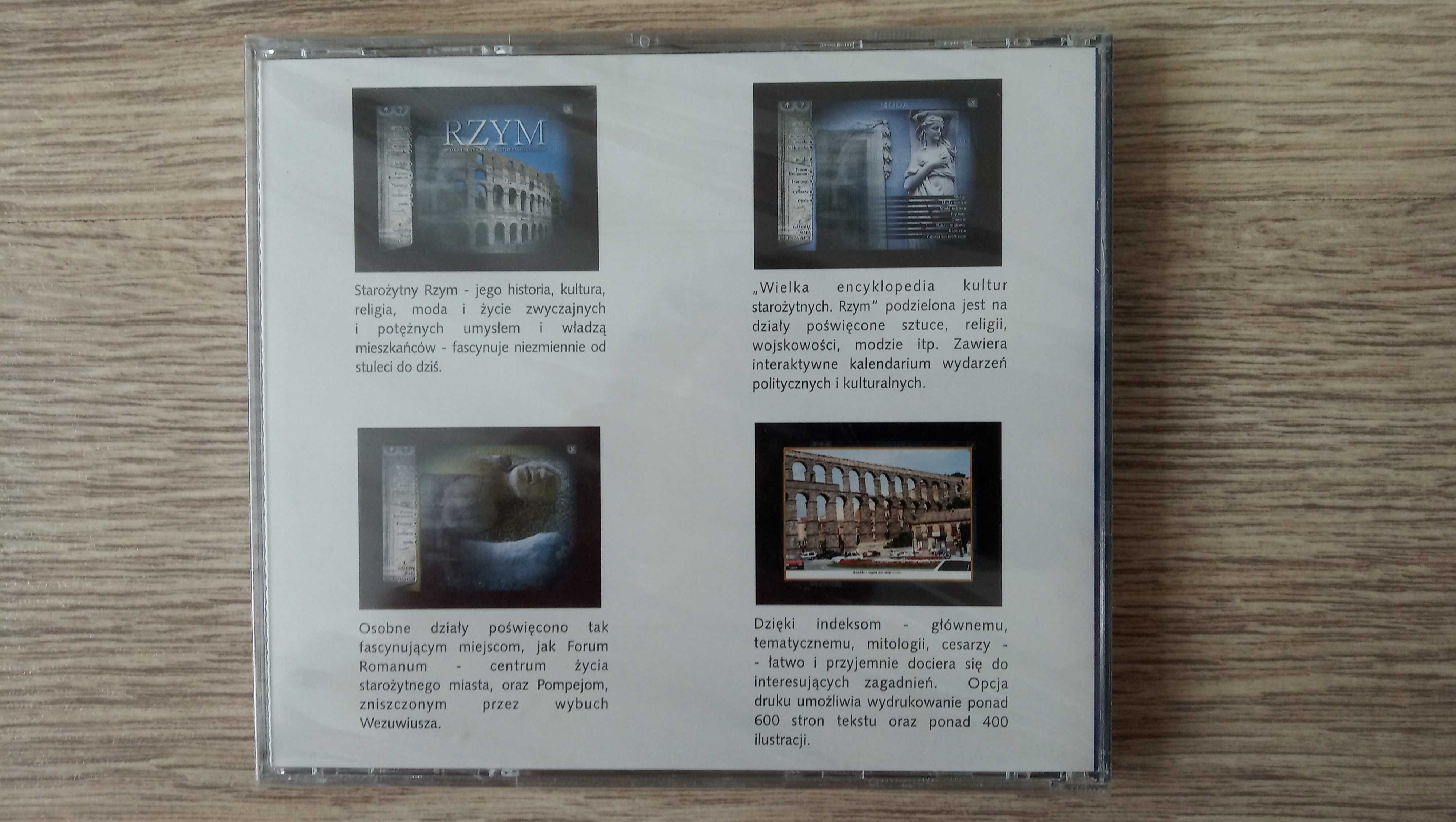 Rzym - Wielka Encyklopedia Kultur Starożytnych CD | Nowa w folii