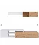 Movel completo TV branco e bege