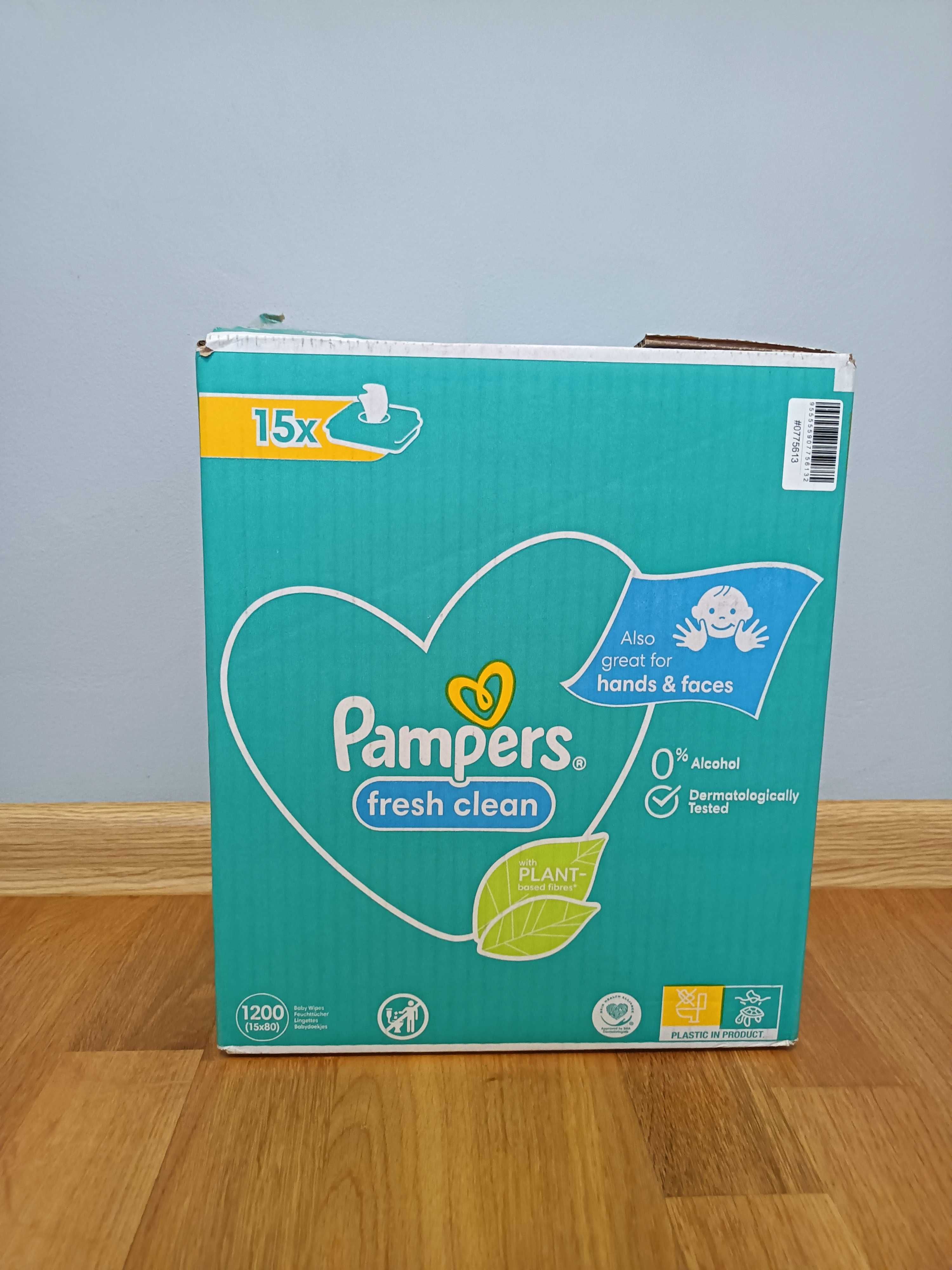 Chusteczki Pampers Fresh Clean 80x15 p. (1 karton)