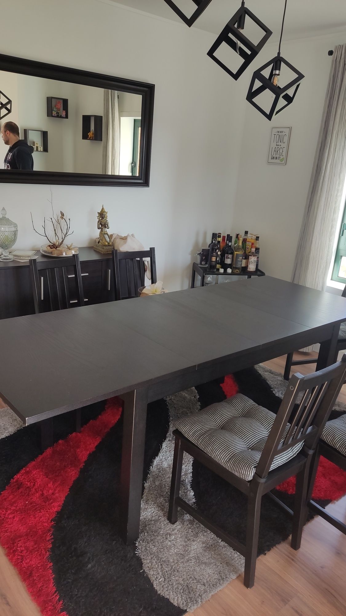 Mesa extensível Bjursta