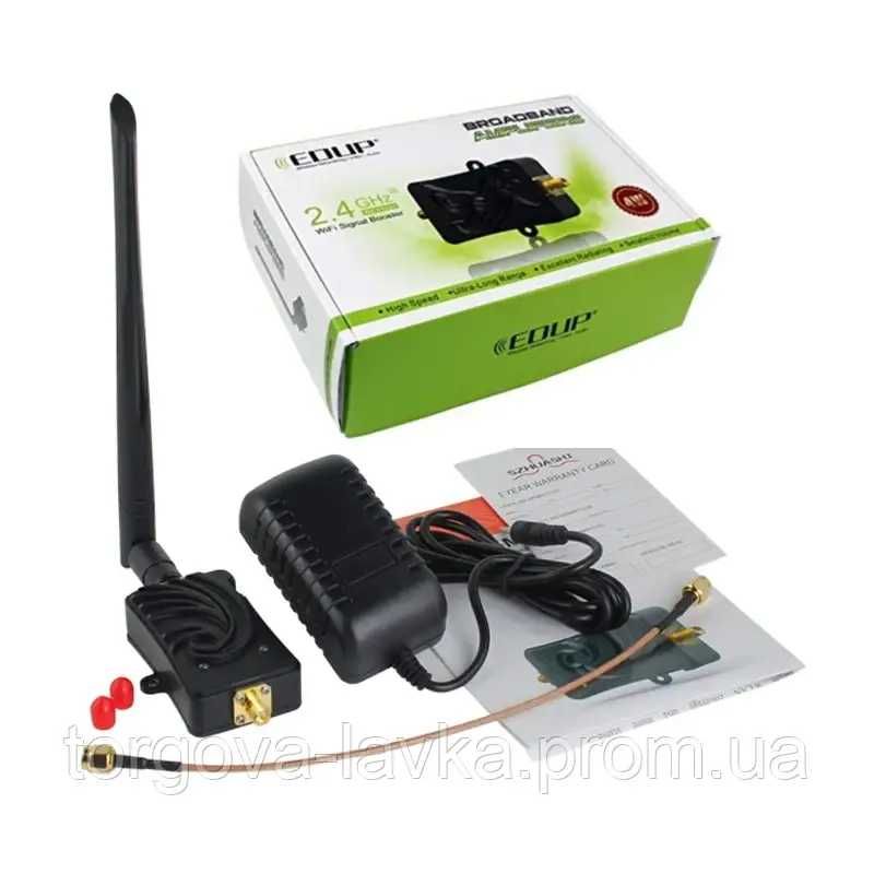 EDUP Підсилювач сигналу Wi-Fi 2.4 ГГц 4 Вт 802.11bgn EDUP