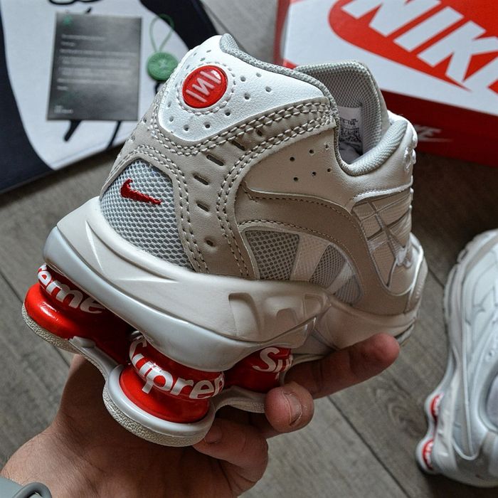 !РОЗПРОДАЖ! Nike x Supreme Shox Ride 2 SP White 40 41 42 43 44 45